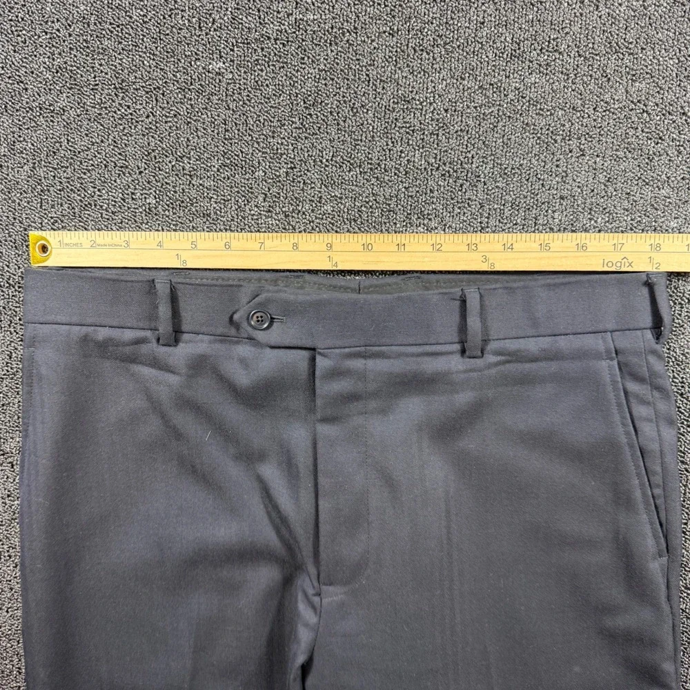 Brooks Brothers 1818 Madison 2‎ Piece Suit 44R W39x27 Gray Saxon Wool Hemmed